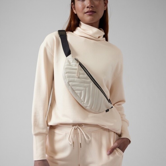 Athleta Bags Athleta White Shine Waist Bag Guc Poshmark